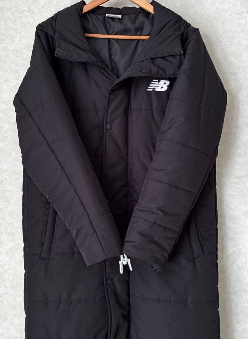 NEW BALANCE ニューバランス ベンチコート 黒 M 防寒