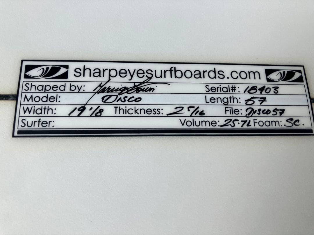 Sharpeye ディスコ　美品