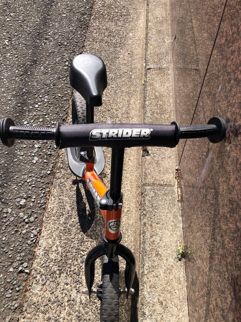 ⭐️直接お渡しのみ ‼️STRIDER バランスバイク オレンジ