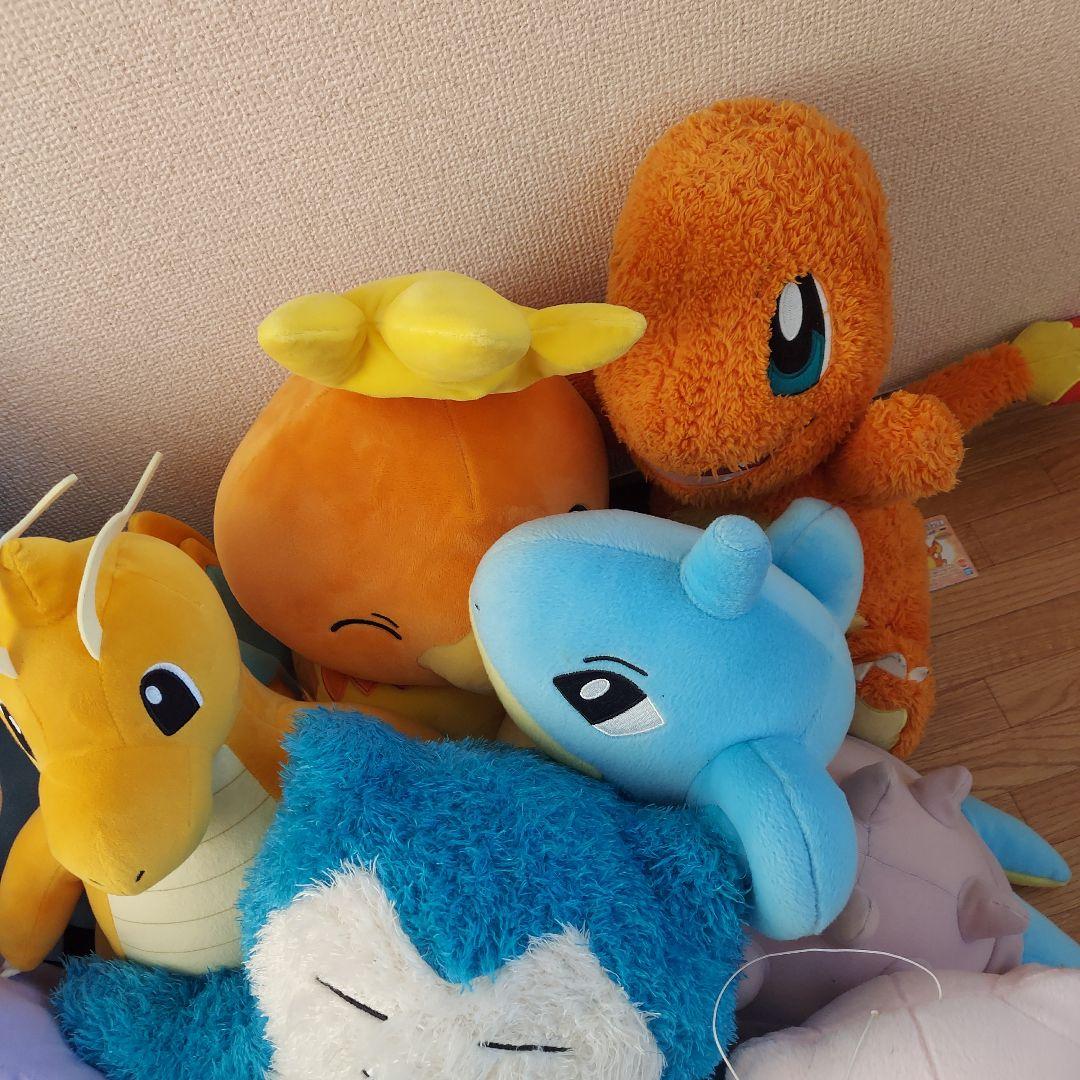 ポケモンぬいぐるみ まとめ カビゴン ミュウ カイリューなど 11個