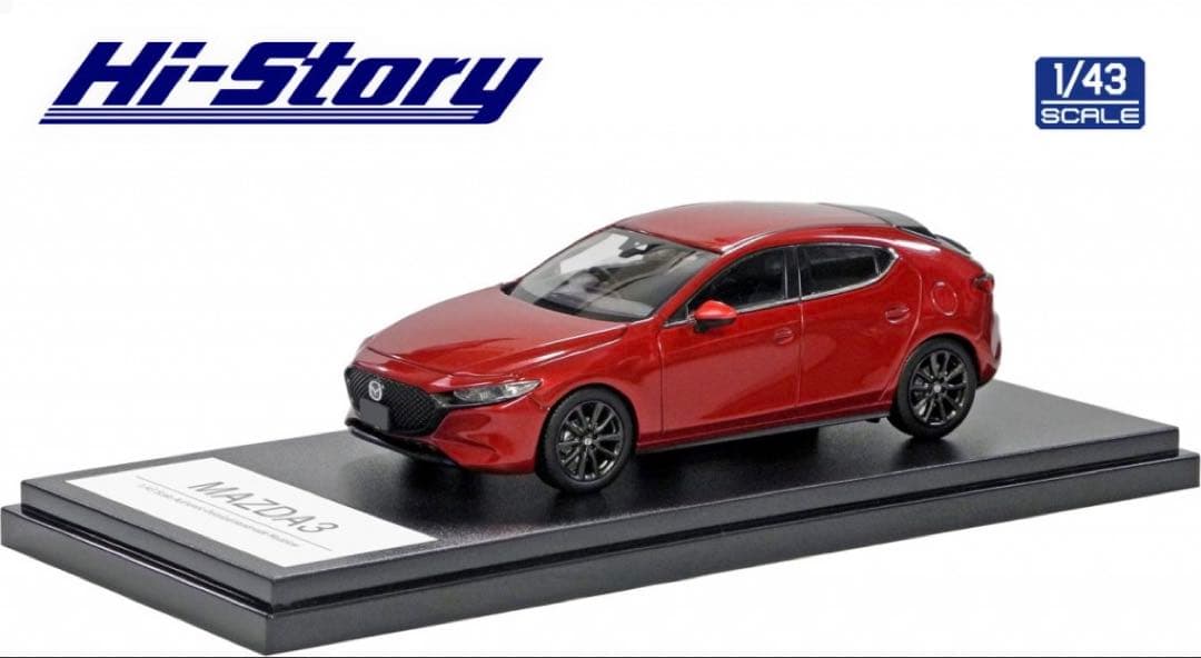 1/43 MAZDA 3 FASTBACK ソウルレッドクリスタルメタリック