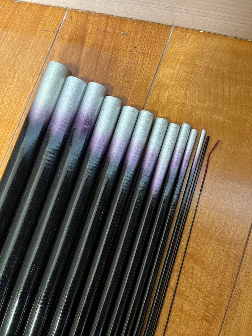 中古 宇崎日新 谷水 硬調 540 nissin 渓流竿 ロッド ケース付き