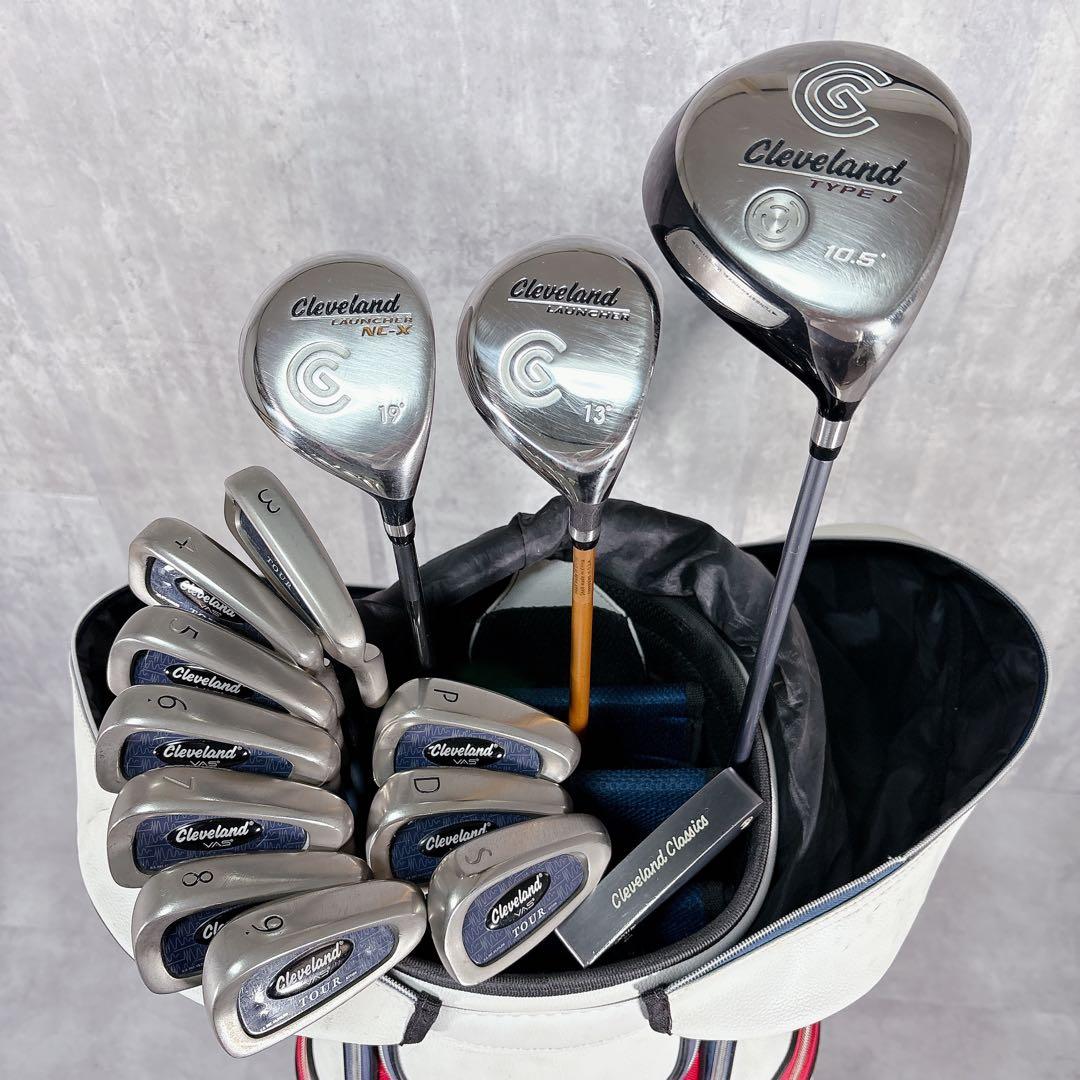 V962 クリーブランド ゴルフクラブ メンズ フルセット 15点 VAS 名器