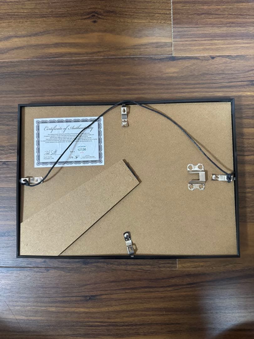 マイケルジャクソン フレーム入りサイン付き写真