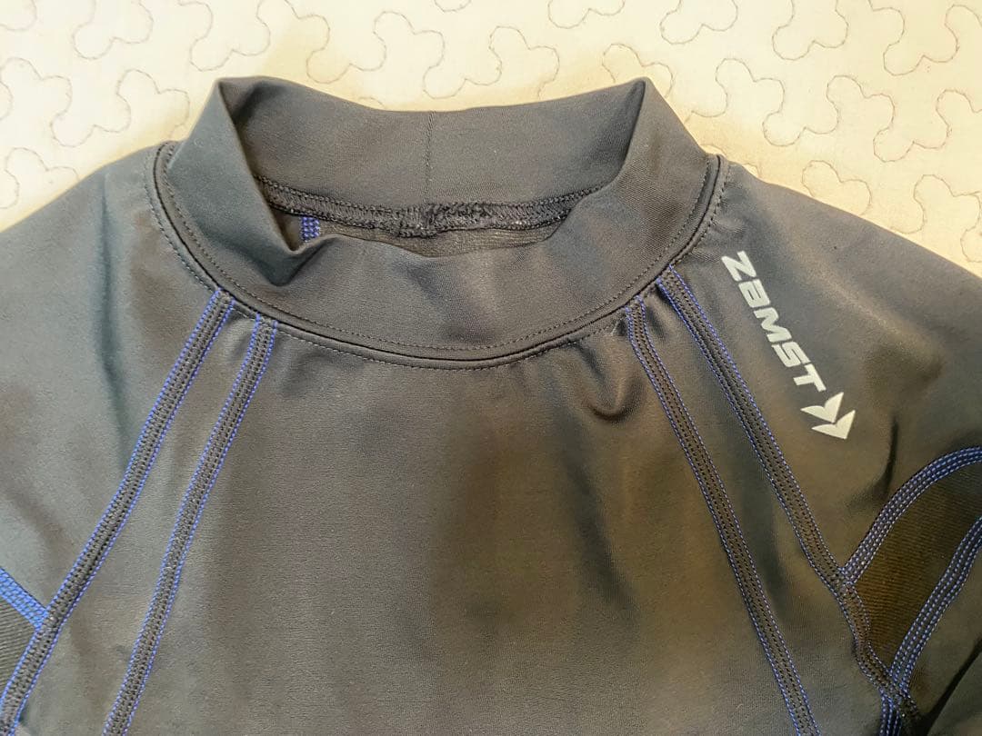 ZAMST 長袖 トレーニングトップス 黒