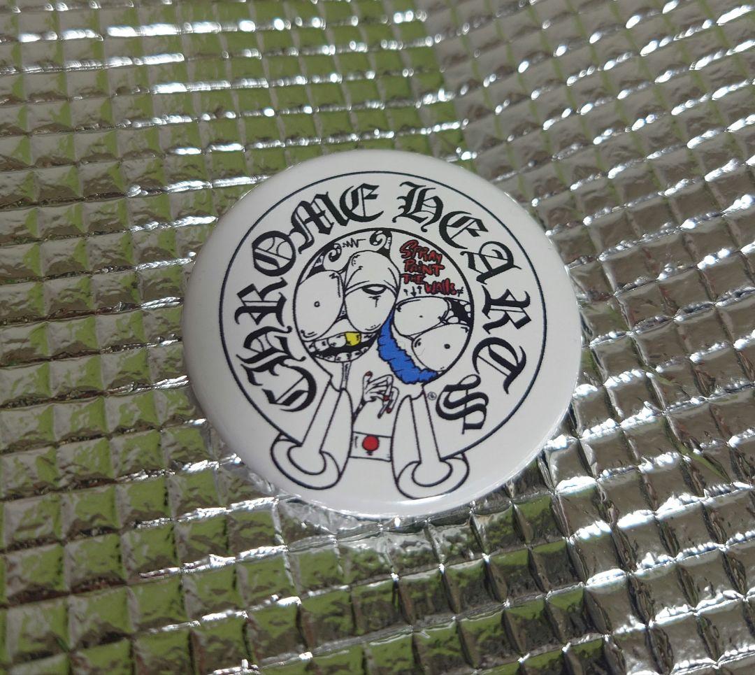 CHROME HEARTS ピンバッジ ピンズ 缶バッジ 4個セット アクセサリ