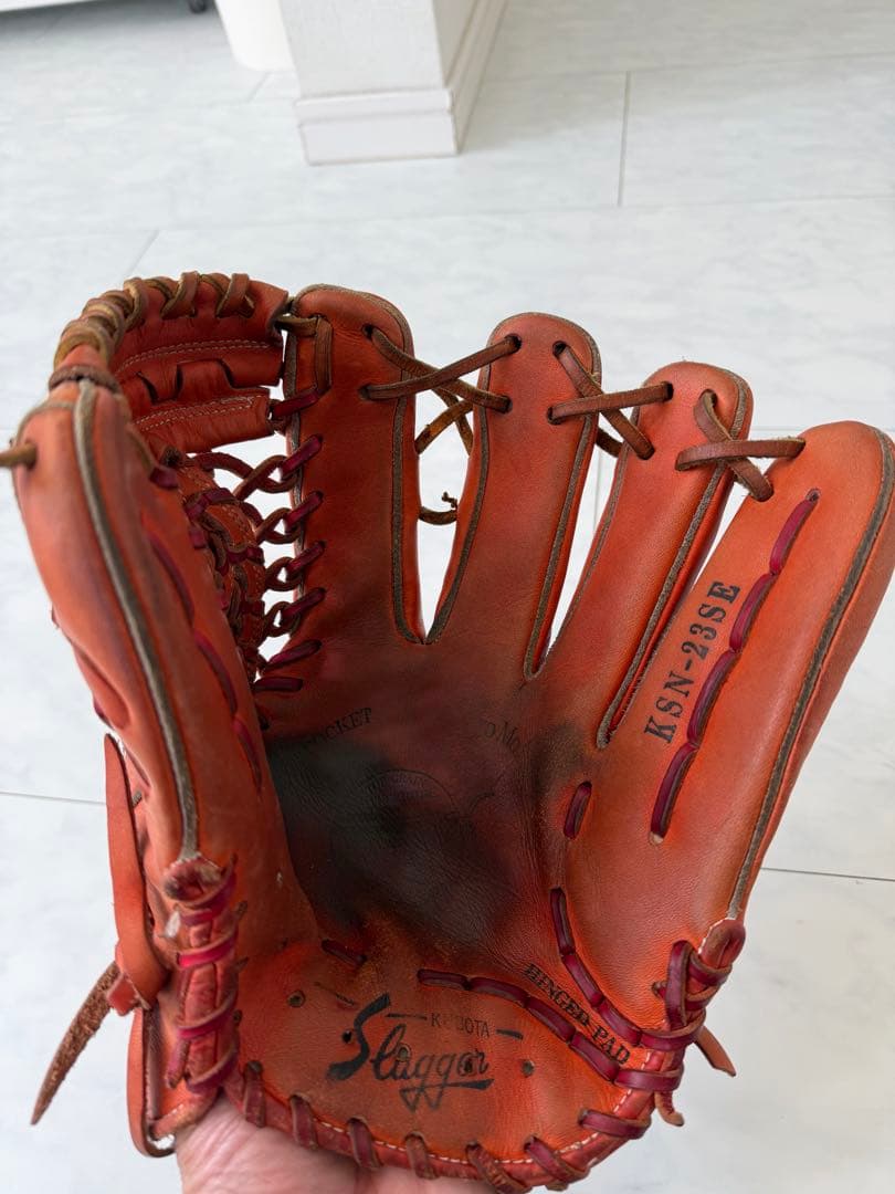 久保田スラッガー　軟式グローブ　中古　外野手用