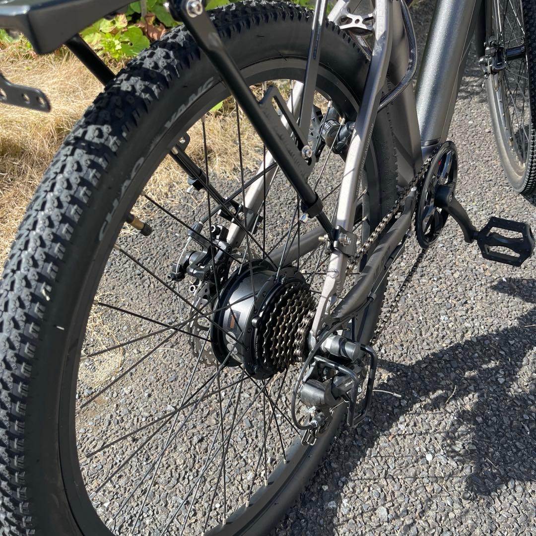 HILAND 電動クロスバイク 27.5インチ 変速　電動自転車　アシスト