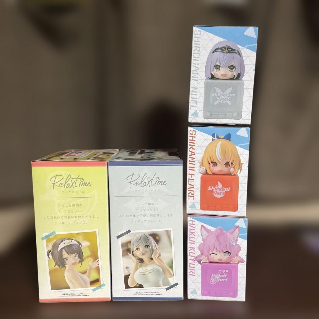 ホロライブ　Relax time ひっかけフィギュア　5種セット　まとめ売り