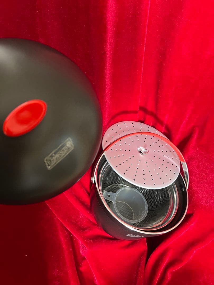 COLEMAN(コールマンライスクッカー、ザル、内蓋、計量カップ、収納ケース新品
