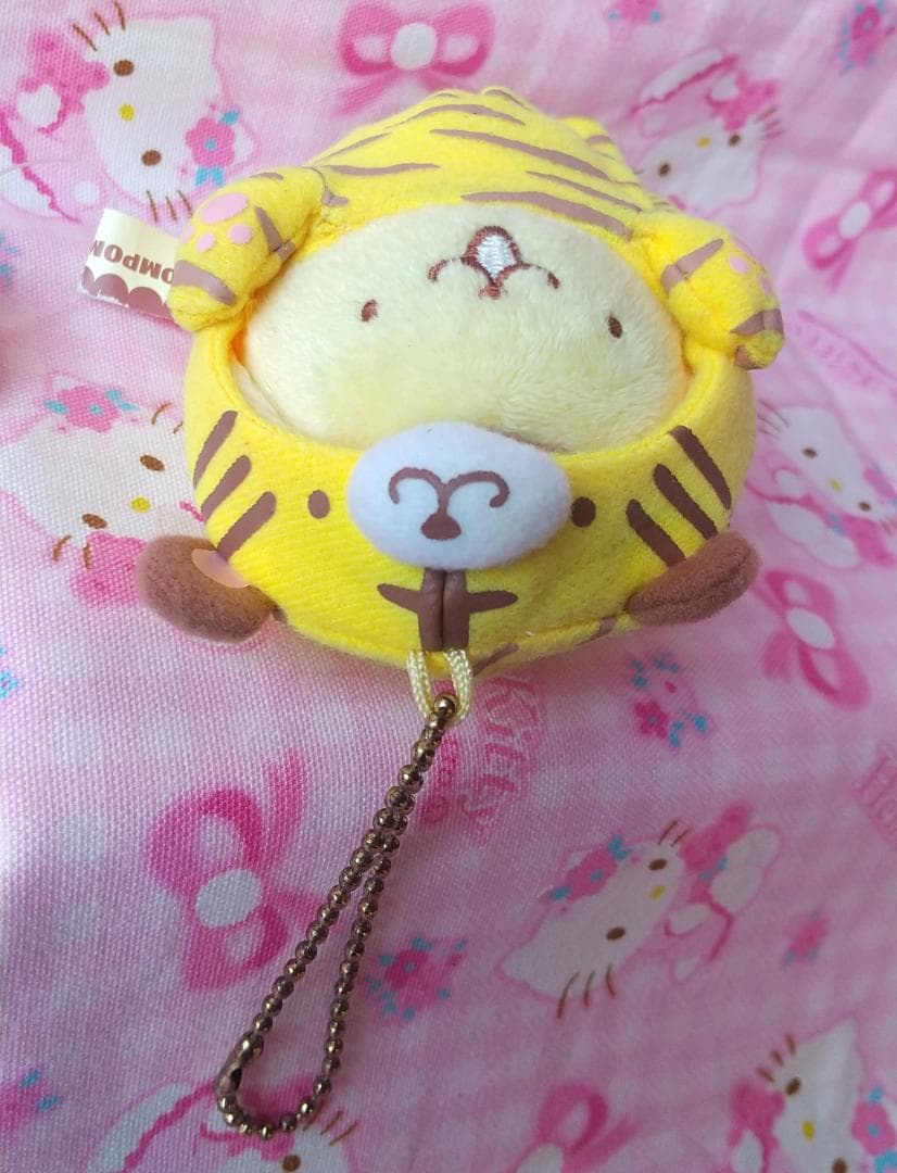 ポムポムプリン　虎　着ぐるみ　ぬいぐるみ　マスコット　トラ