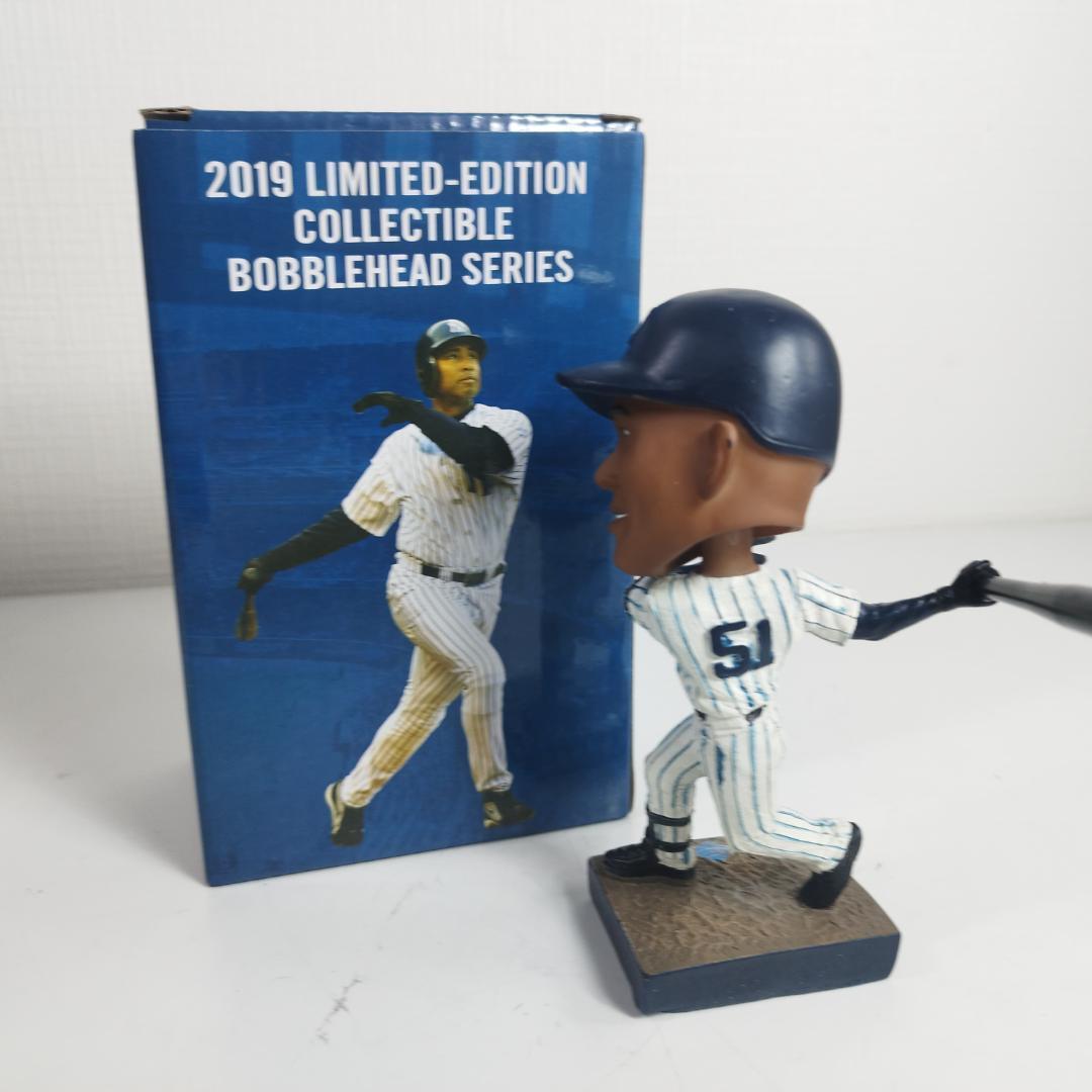 バーニー ウィリアムス ボブルヘッド 球場配布品 新品 ヤンキース 首 IS31
