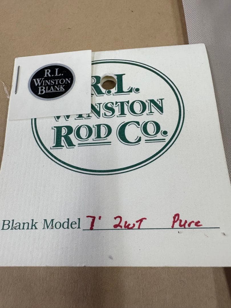 R.L. Winston ピュア 7' 2wt ウィンストン pure ブランク