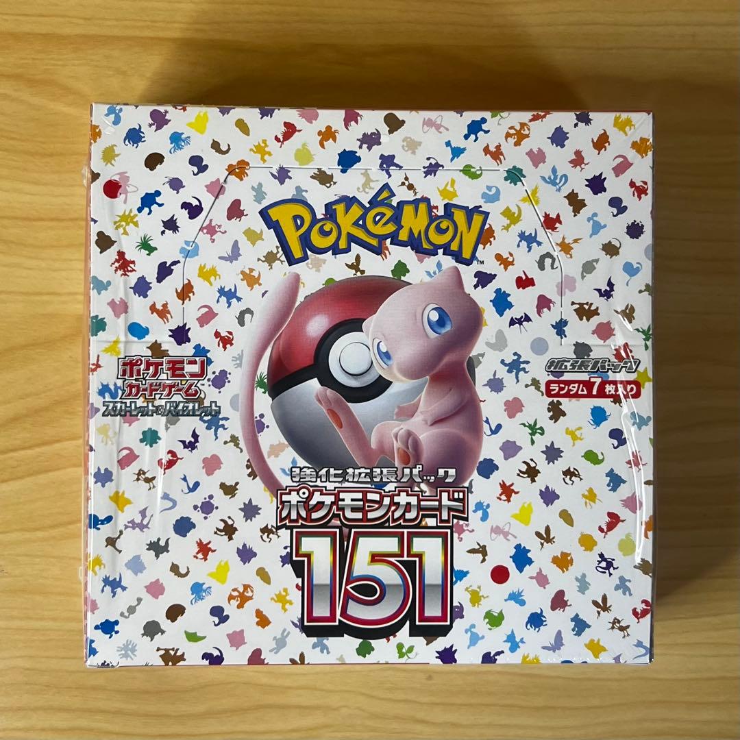 ポケモンカード 151 1BOX シュリンク付き 未開封
