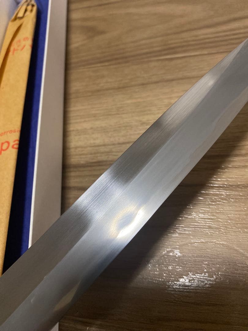 FROM JAPAN公式アカウント01重房　柳刃包丁　尺　地肌見えます