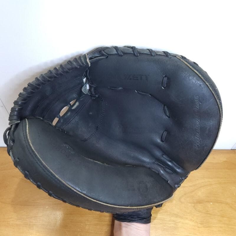 ZETT ゼット 古田モデル ヤクルト旧ラベル キャッチャーミット 軟式グローブ