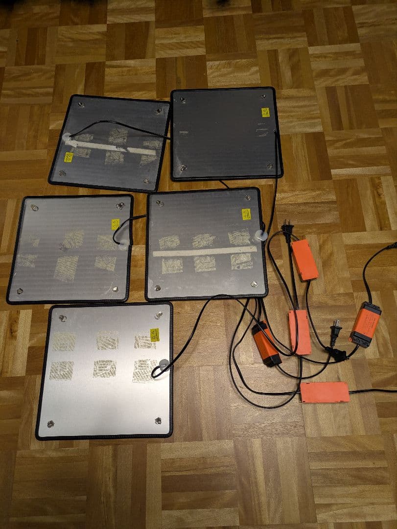 植物育成ライト 400W LEDライトパネル 5枚セット