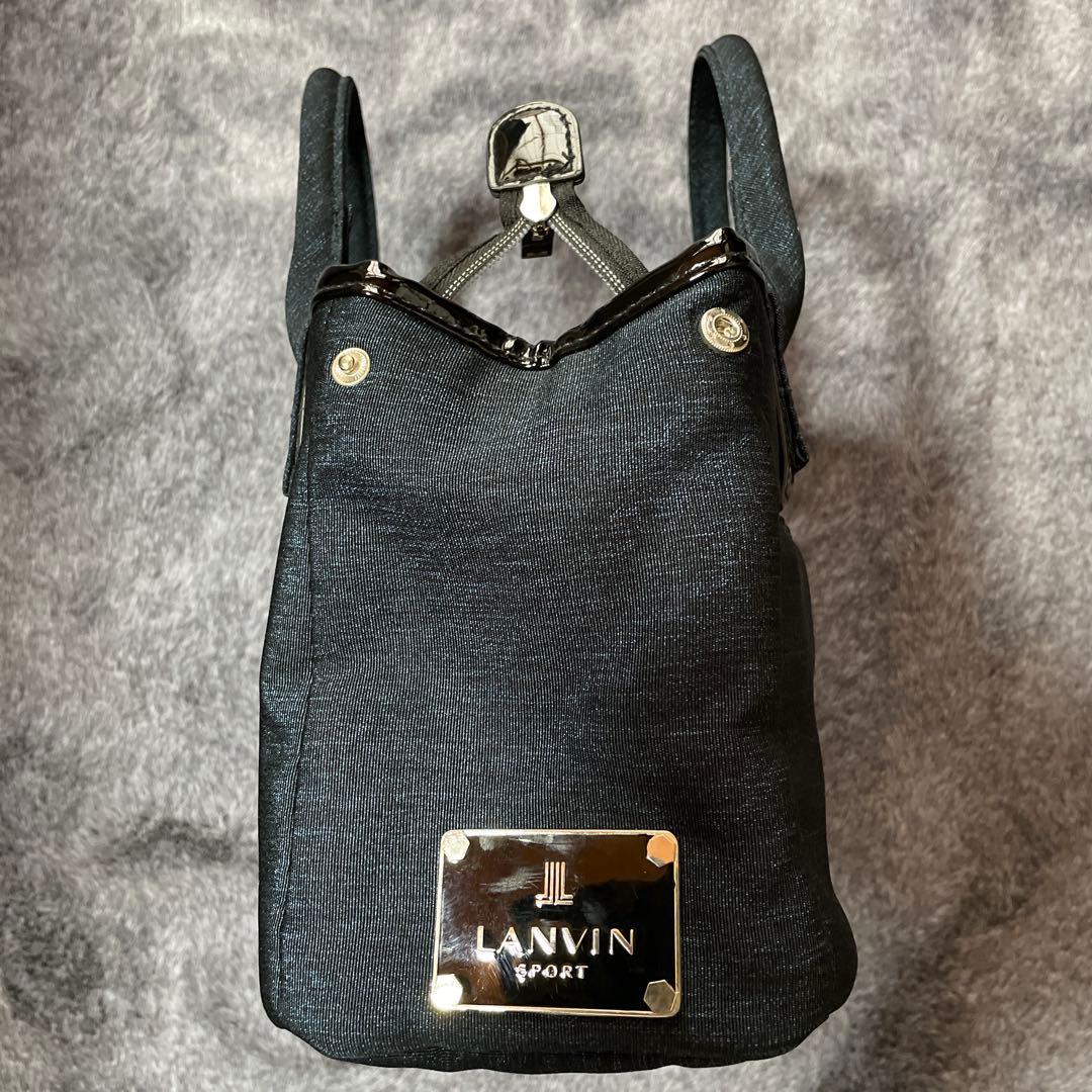 LANVIN SPORT ダークグレー ゴルフカートバッグ