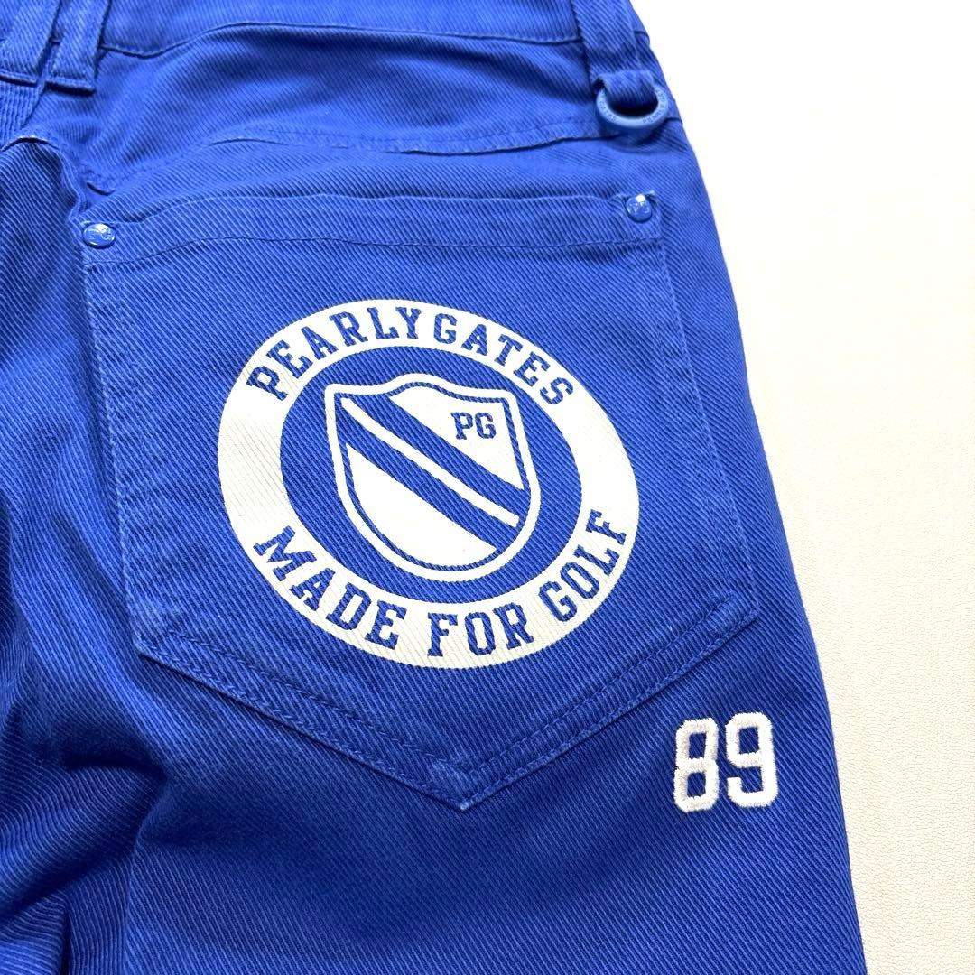 パーリーゲイツ　ロングパンツ　ブルー　00/SS オールシーズン　レディース