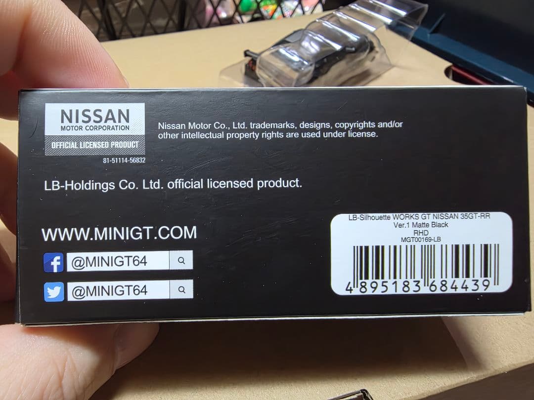 ミニカー MINIGT LB-SilhouetteWORKSGT NISSAN35GTRR