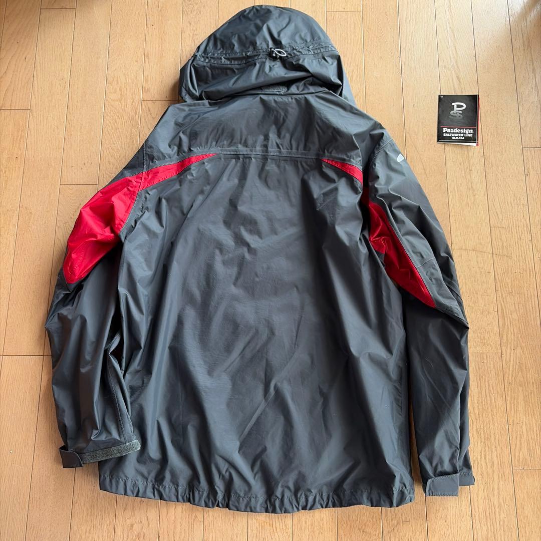 Pazdesign フィッシングスーツ(上下セット) グレー/レッド