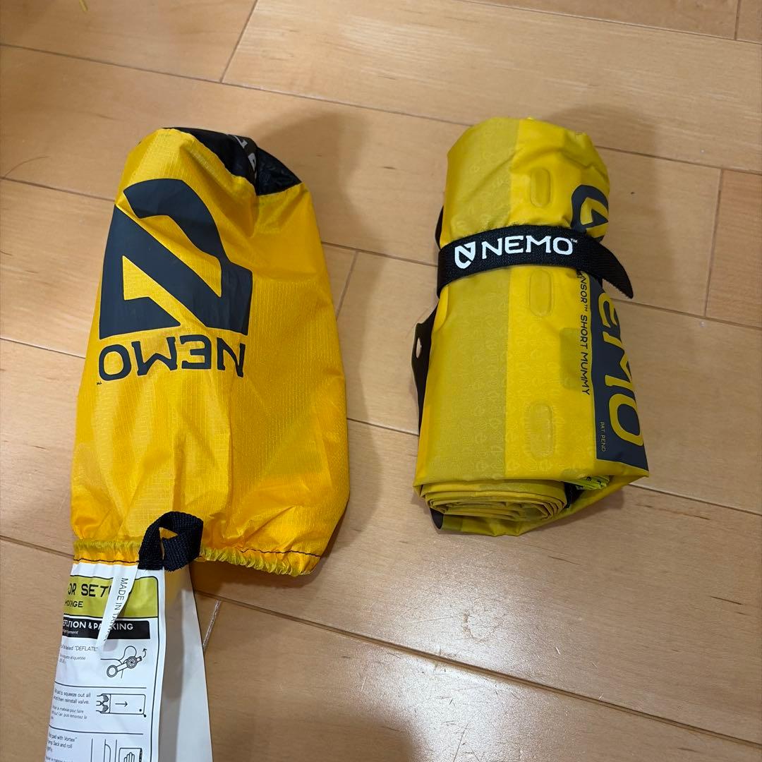未使用 ニーモ NEMO テンサー インシュレーテット ショート マミー マット