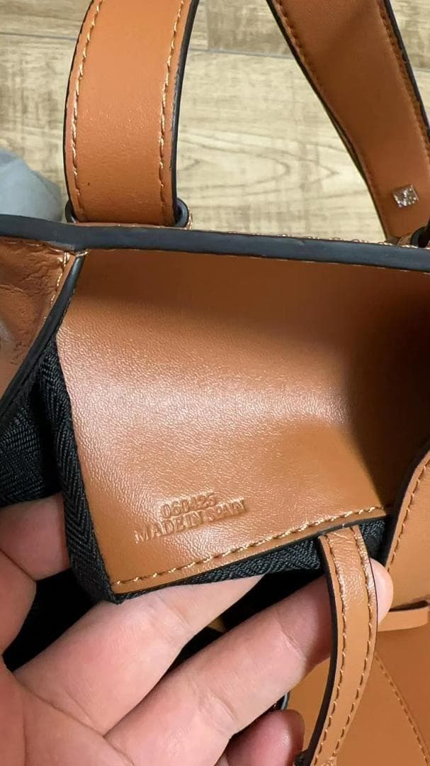 ハンモックスモール ラスティーカラー カーフ ブラウン 赤茶系 ゴールド金具