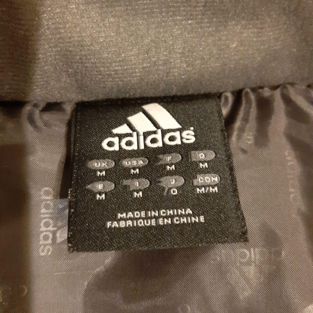美品 adidas アディダス ダークネイビー ベンチコート ロング丈