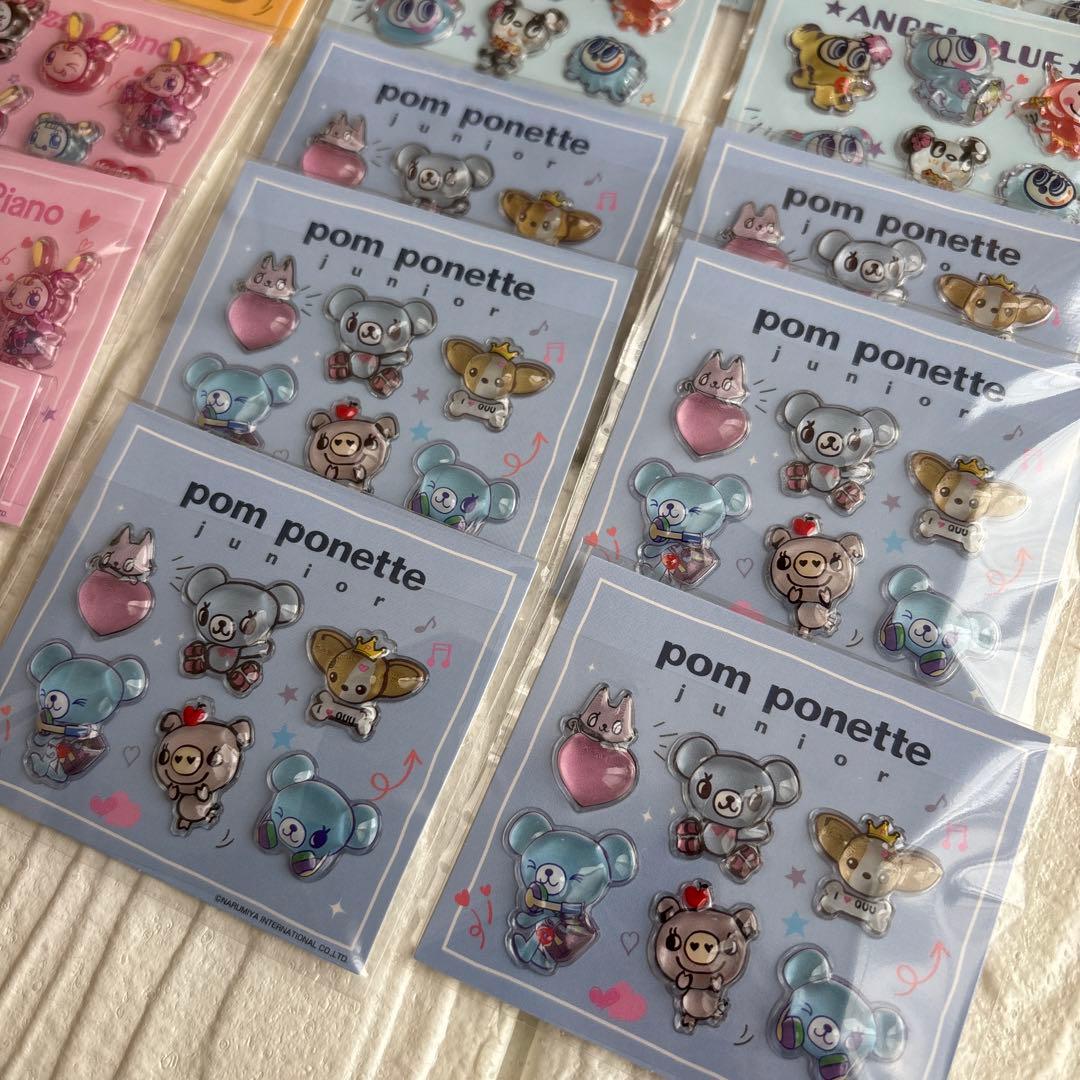 ナルミヤキャラクターズ ぷっくりしーる セブンイレブン 全４種コンプリート