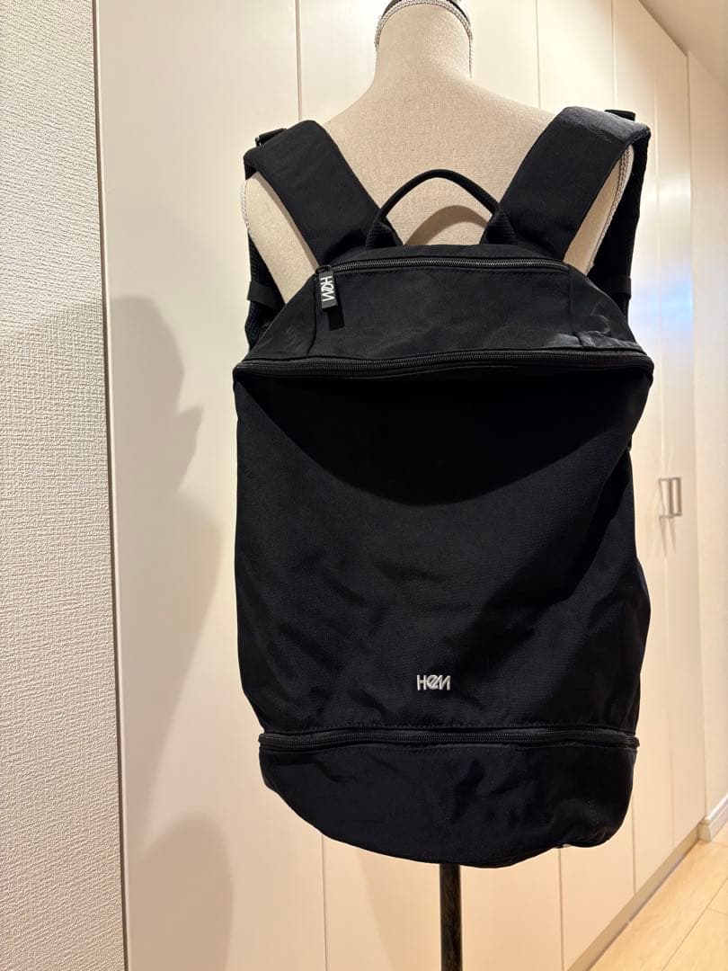 HeM 別注リュック　おしゃれ黒リュック