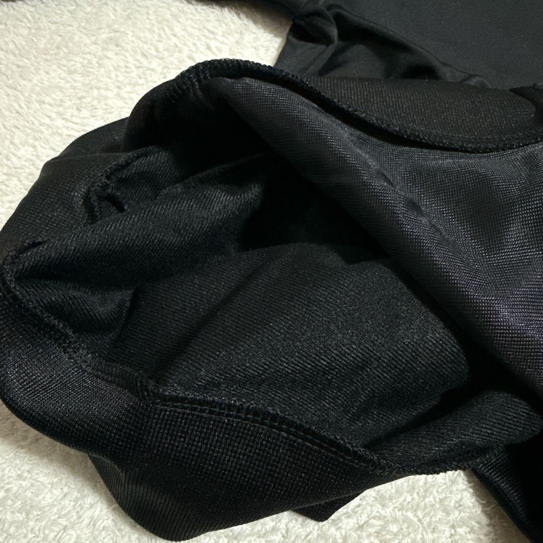 新品adidasメンズパンツロゴ　ジャージ上下セット黒Mサイズ長袖スポーツウェア