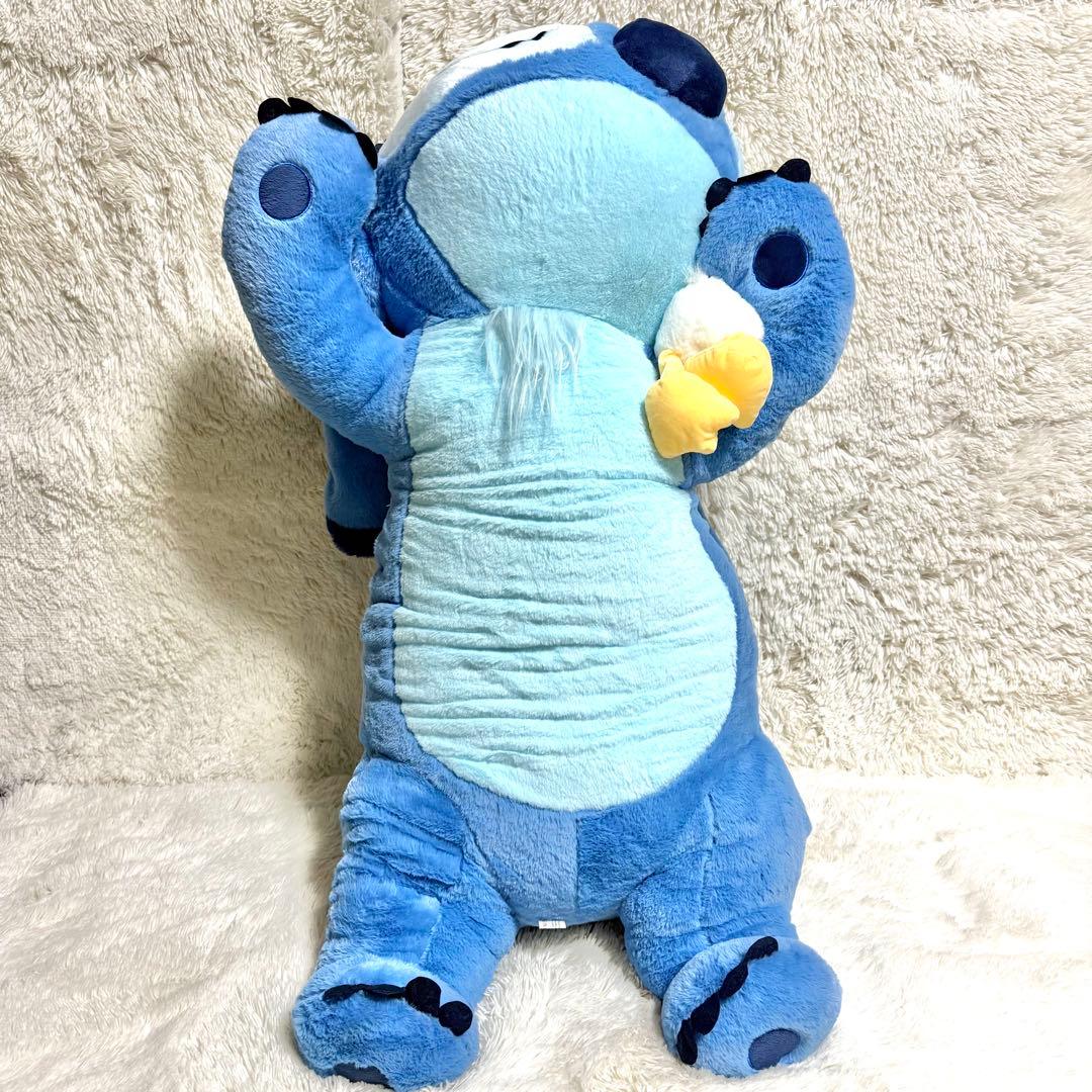 【ディズニーストア限定】　スティッチ　スーパービッグ　ぬいぐるみ　特大　大きい