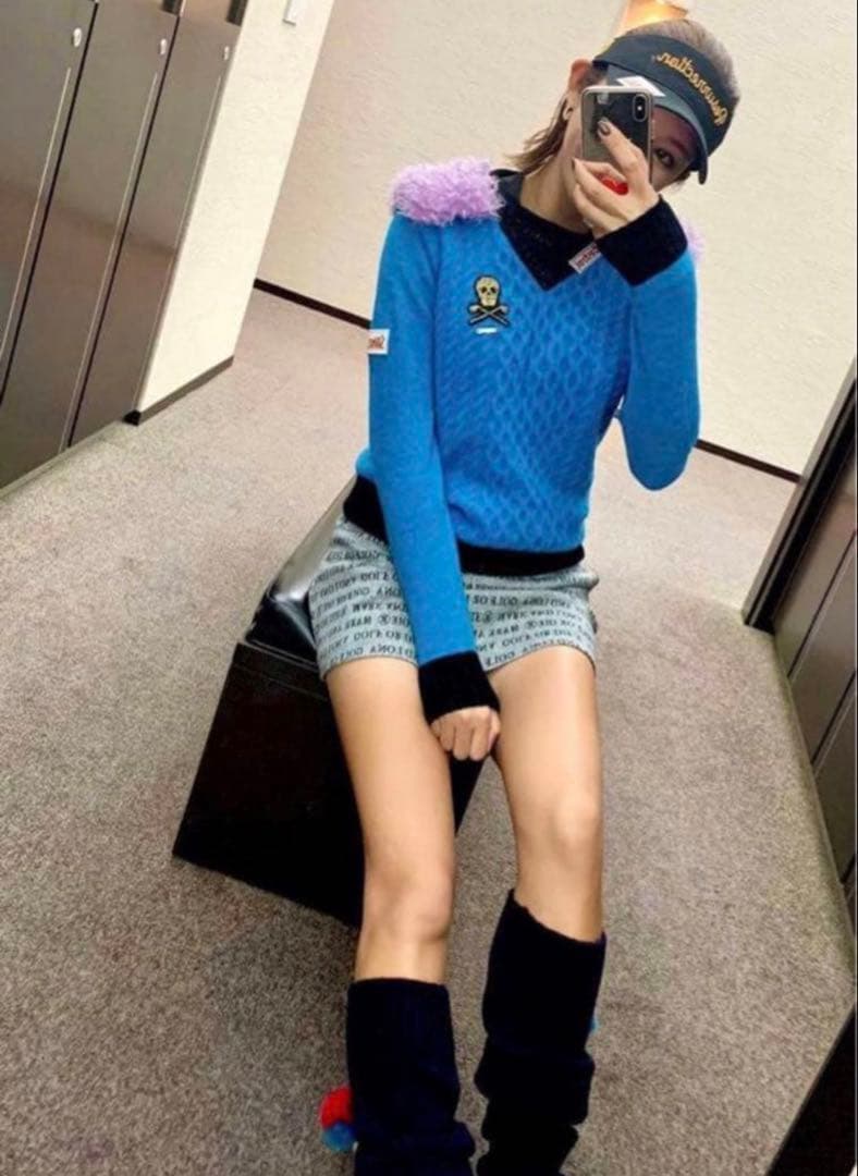 MARK&LONA⭐︎裏地付き防寒ニット⭐︎金田久美子プロ着用