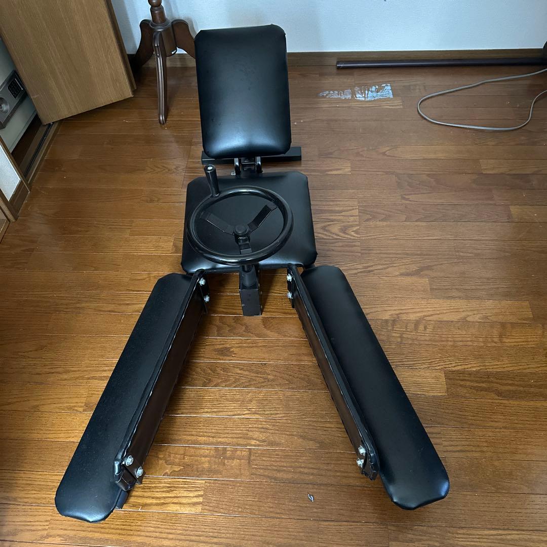 折りたたみ式トレーニングベンチ 黒