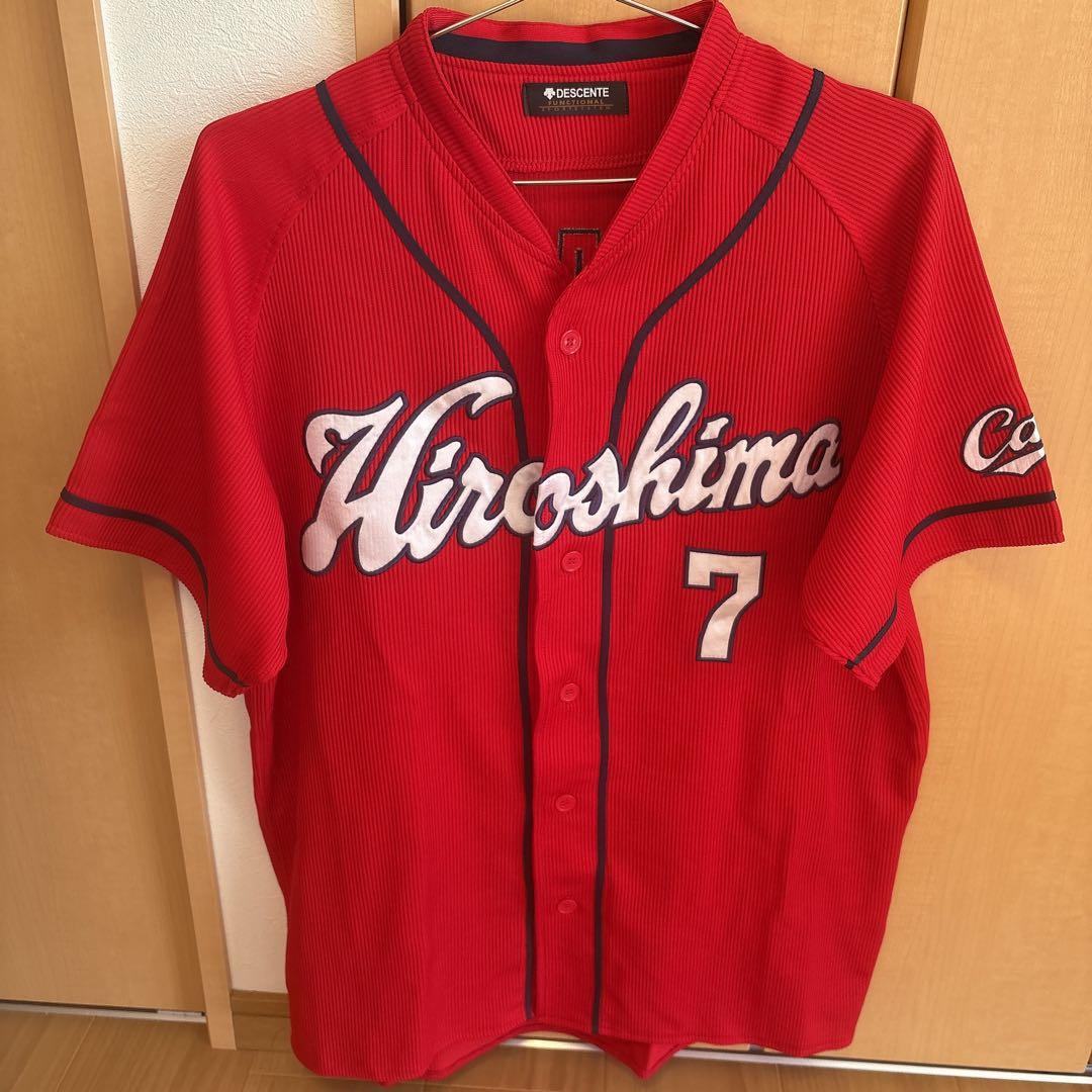 広島東洋カープ　堂林翔太　旧ハイクオリティユニフォーム（ビジター）Lサイズ