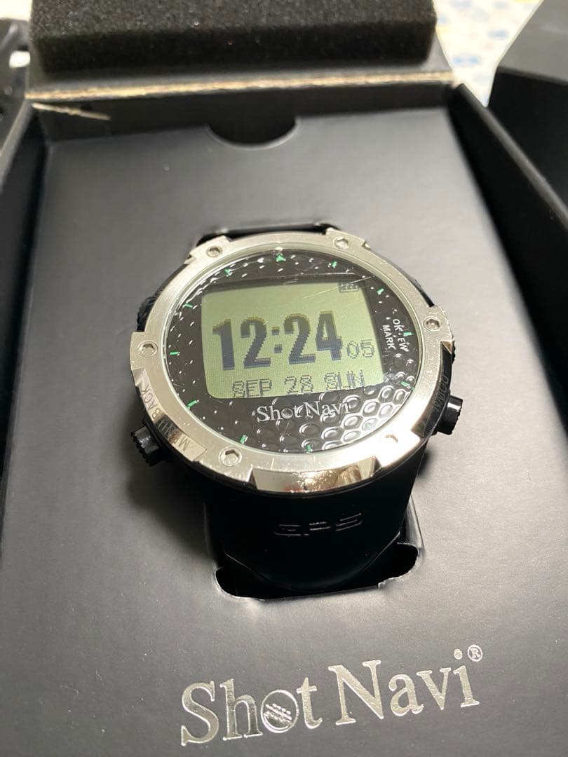 ショットナビ　GPS ゴルフウォッチ　距離計　腕時計　W1-FW