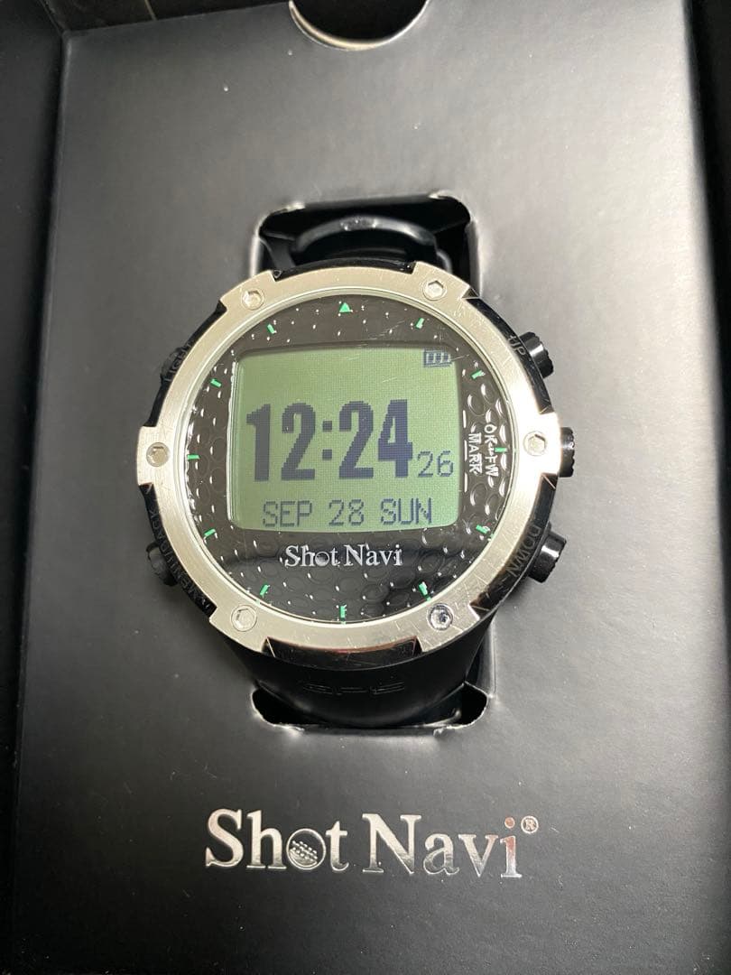ショットナビ　GPS ゴルフウォッチ　距離計　腕時計　W1-FW