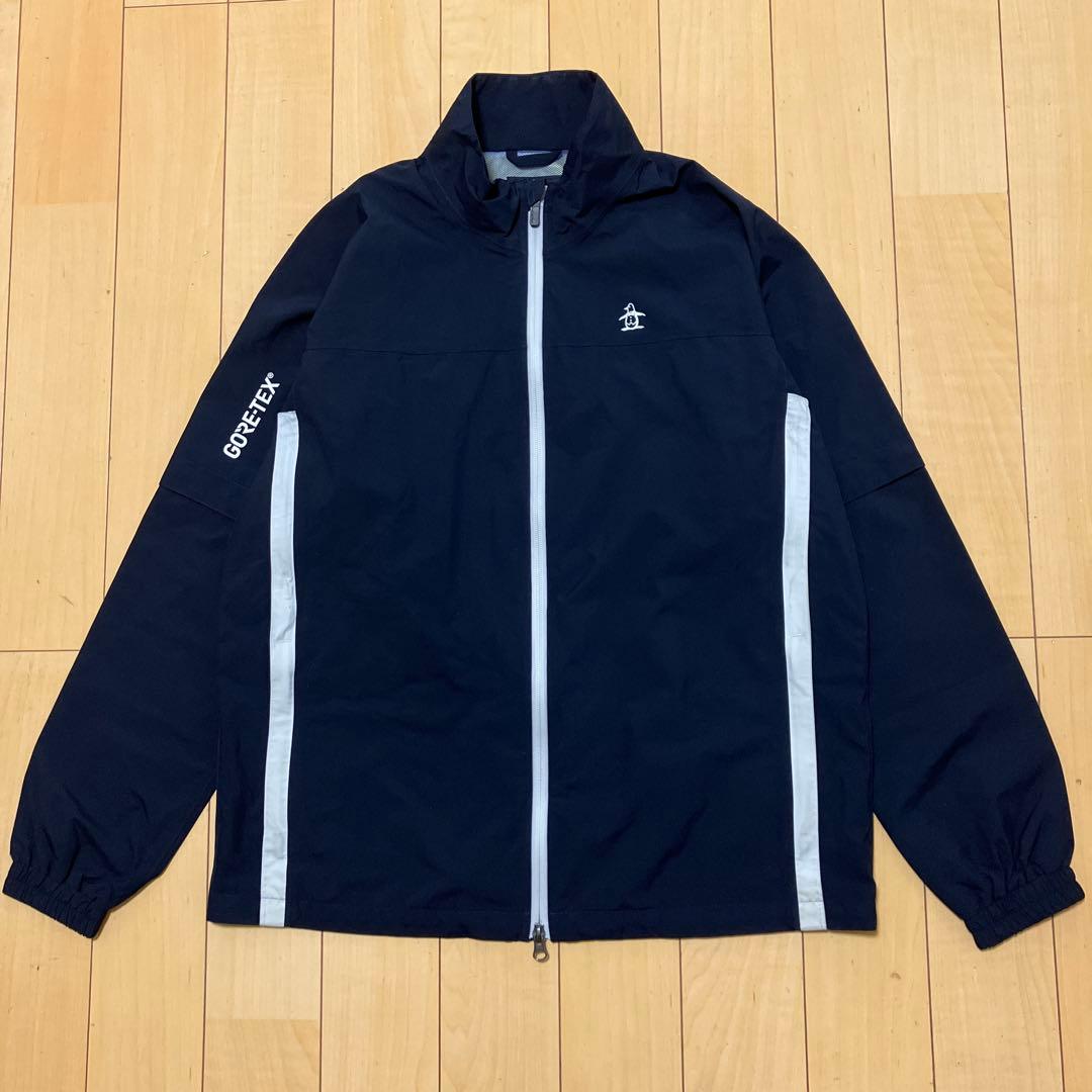 Munsingwear レインウェア　セットアップ　ゴアテックス　ネイビー　L