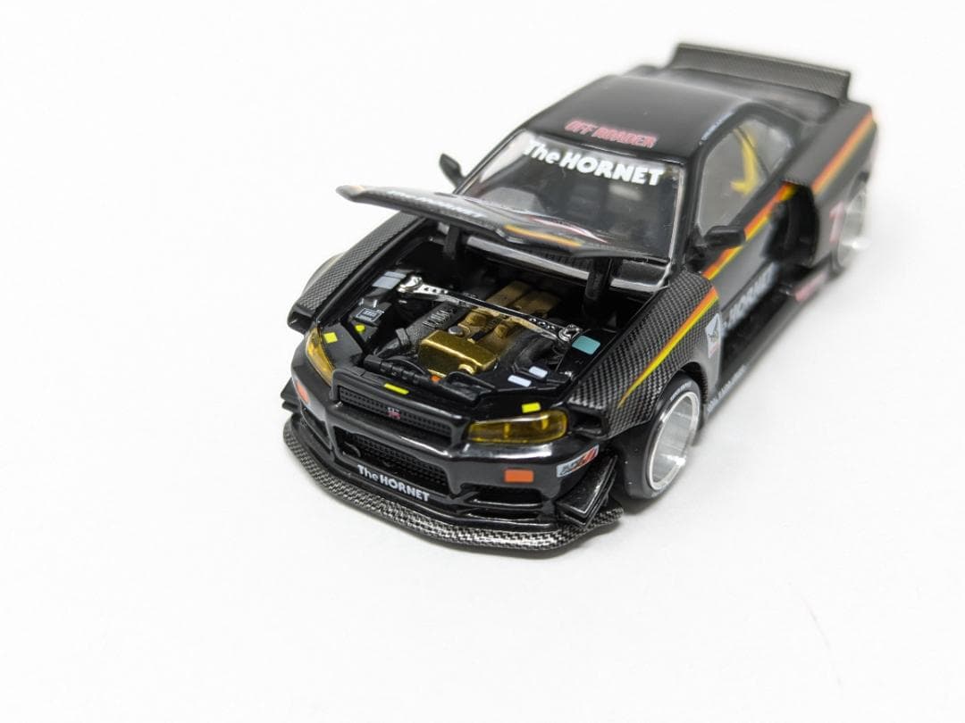MINI GT 街道ハウス タミヤ ホーネット GT-R R34 ミニカー