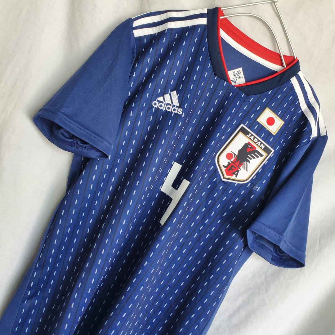 新品 未使用 サッカー日本代表ロシアW杯　レプリカユニフォーム　#4 本田圭佑