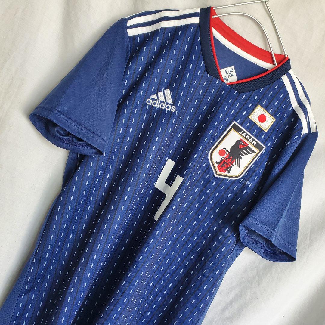 新品 未使用 サッカー日本代表ロシアW杯　レプリカユニフォーム　#4 本田圭佑