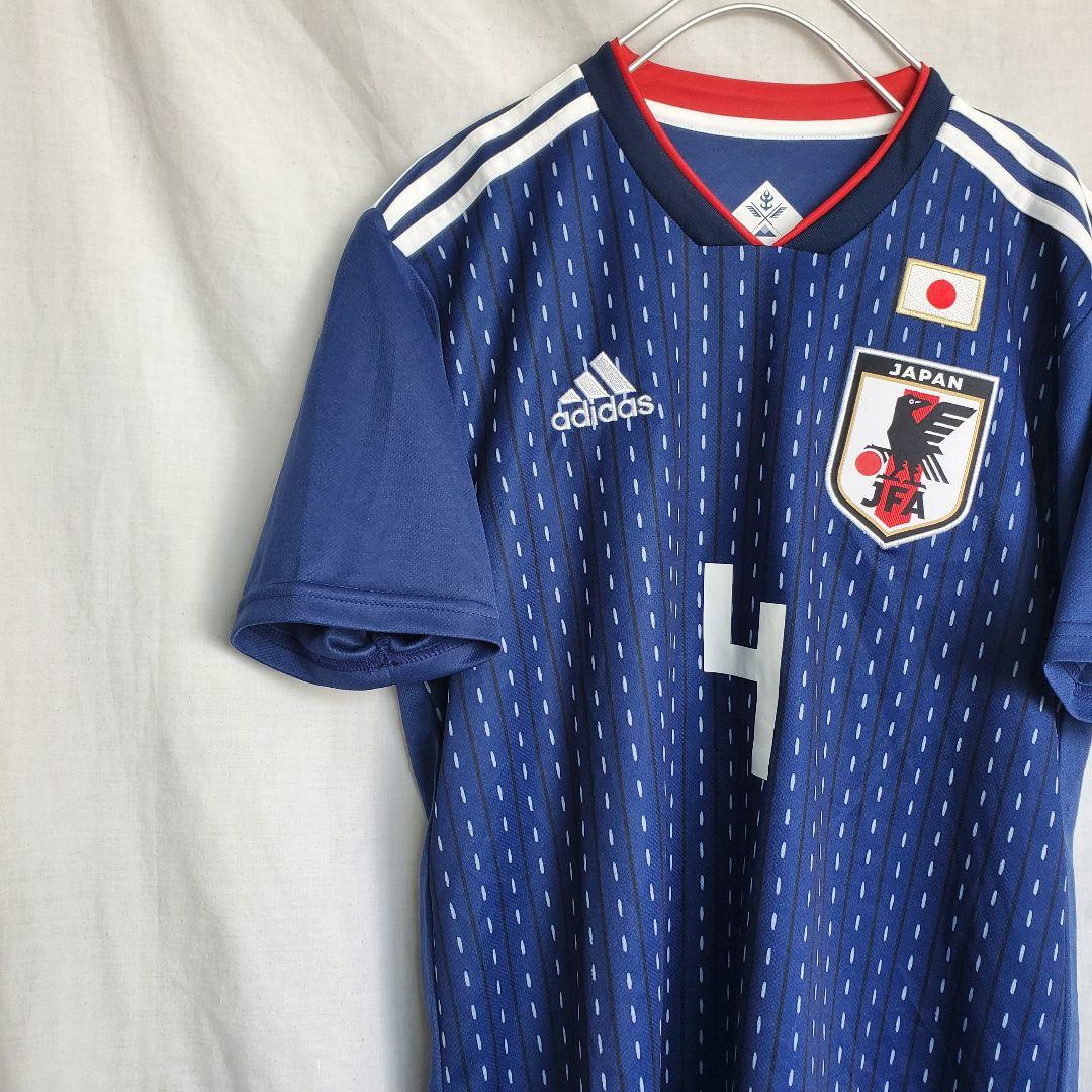 新品 未使用 サッカー日本代表ロシアW杯　レプリカユニフォーム　#4 本田圭佑