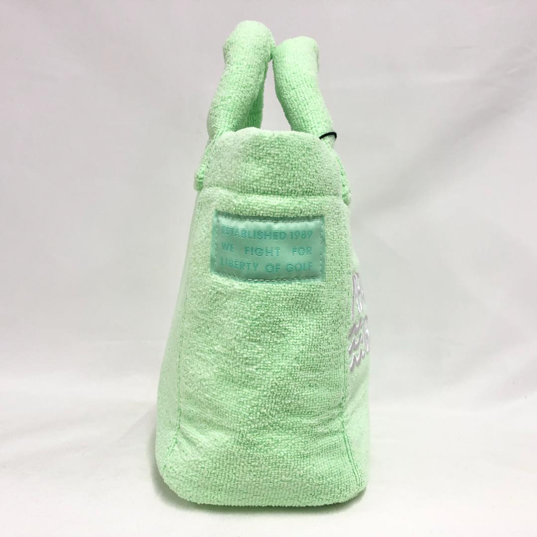 ○★新品未使用　PEARLY GATES　パイルカートバッグ　グリーン系