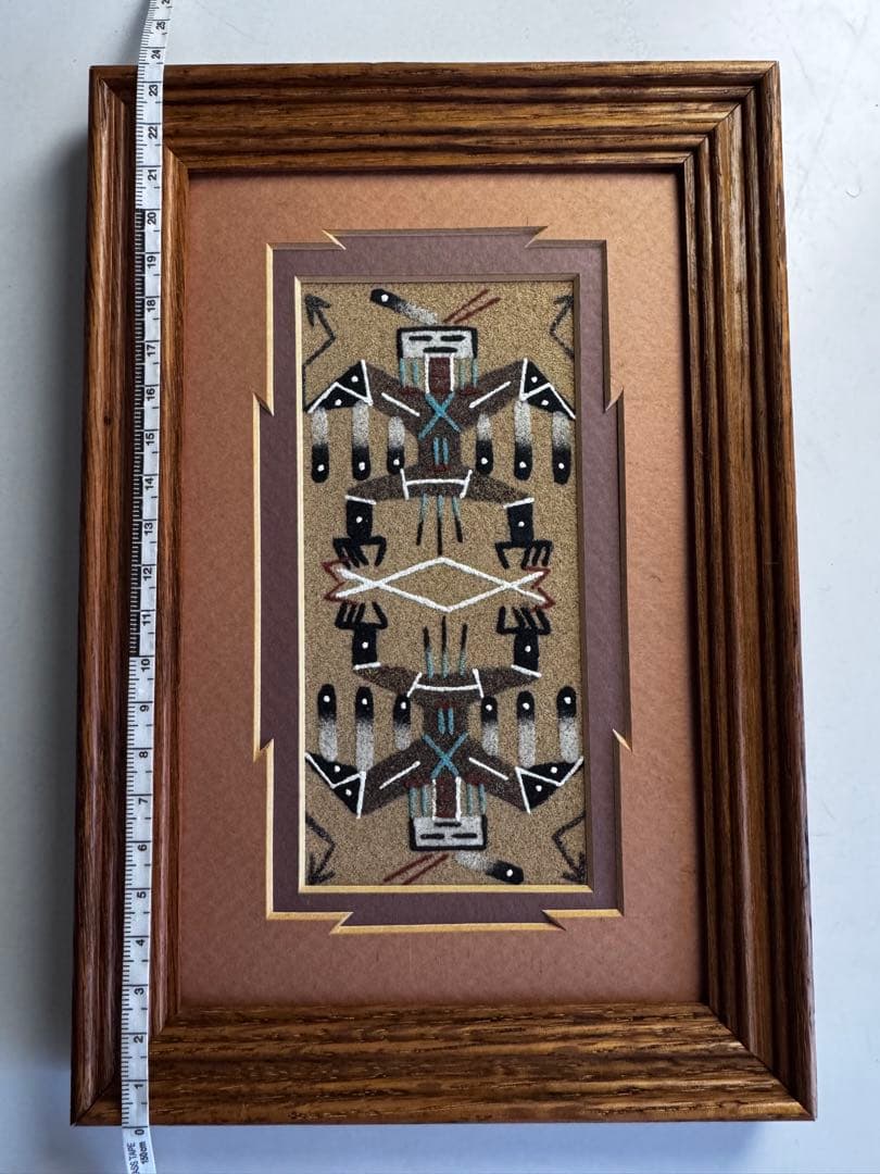 ★NAVAJO SANDPAINTING VINTAGE ART ナバホ族 砂絵