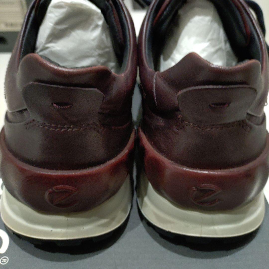 ECCO メンズ　ダークブラウン レザー シューズ