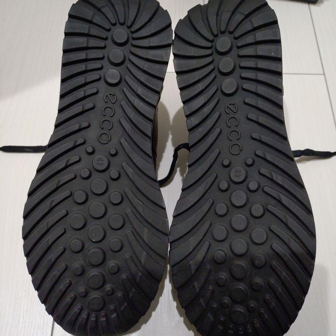 ECCO メンズ　ダークブラウン レザー シューズ