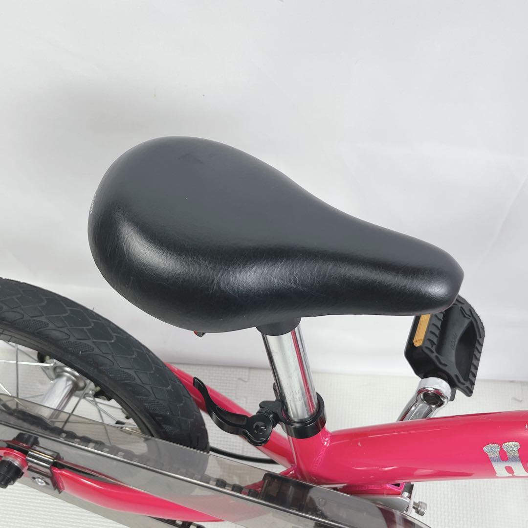 【美品】へんしんバイク2 12インチ ピンク スタンド付