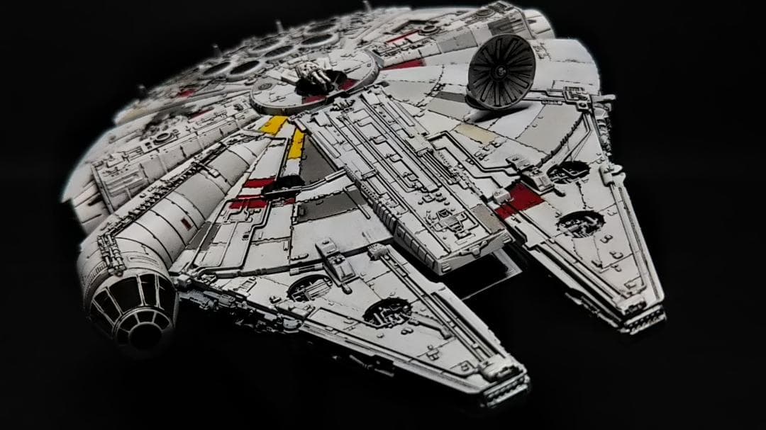 電飾改修　ミレニアムファルコン 塗装 完成品 1/350 ビーグル