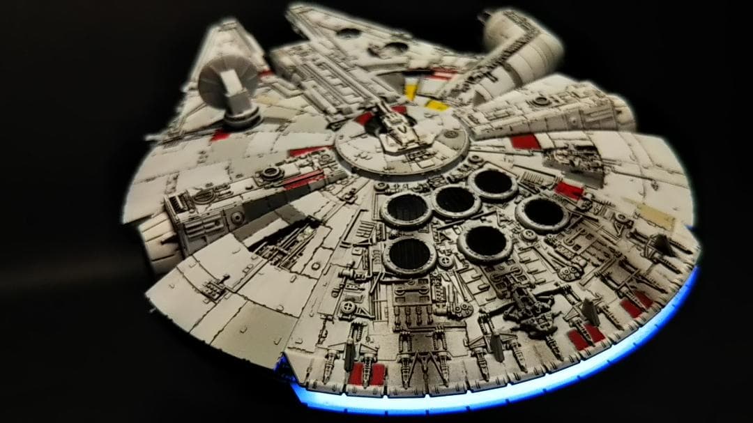 電飾改修　ミレニアムファルコン 塗装 完成品 1/350 ビーグル
