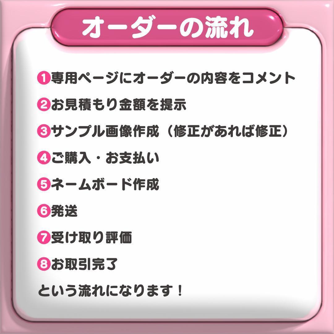 リピ【yako94】さま専用ページ ネームボード オーダー ぷっくり 文字